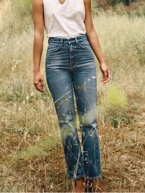 Imogene + Willie Sophie Weston High-Rise Straight Leg Women's Jeans - 27